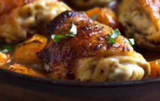 baked apricot chicken