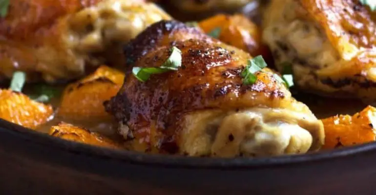 baked apricot chicken
