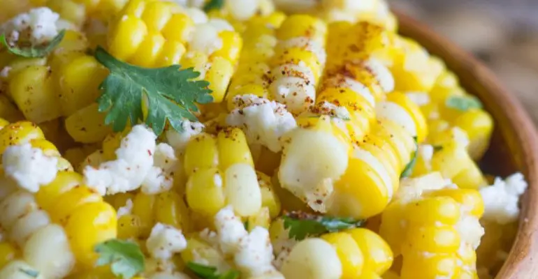 chili lime sweet corn salad