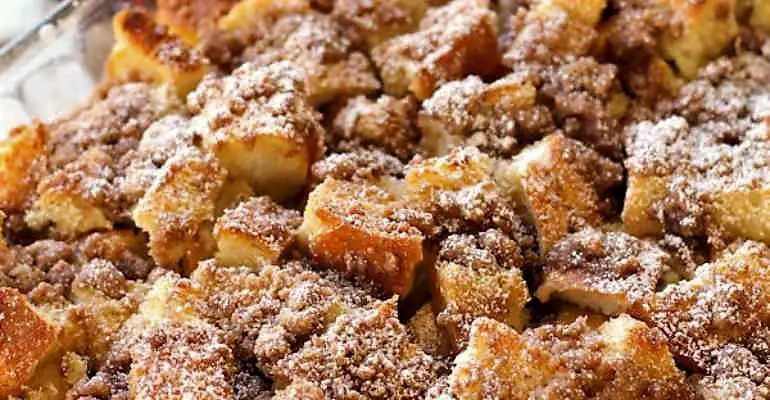 french toast bake with buttermilk syrup