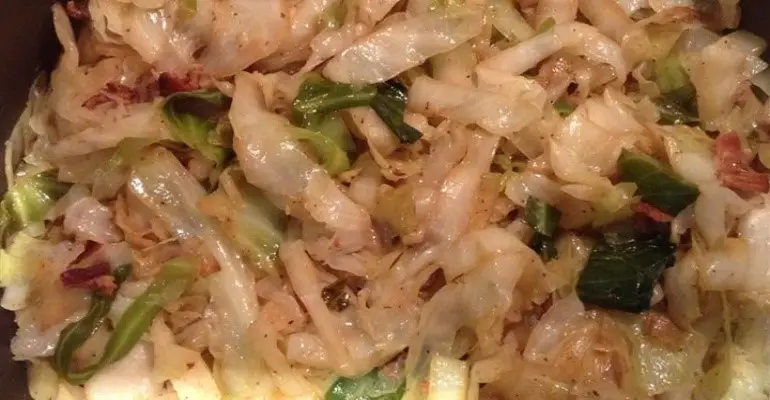 fried cabbage