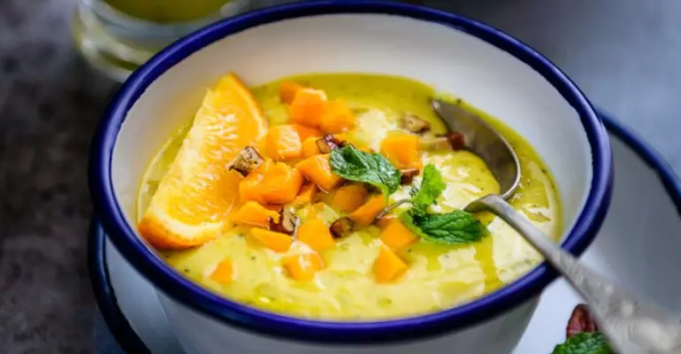 orange mango gazpacho