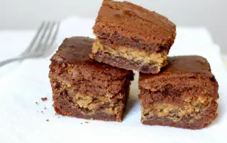 pb brownies