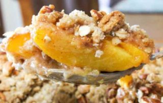 peach pecan crisp