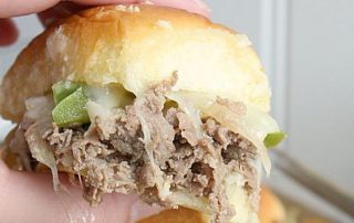 philly cheese steak slider