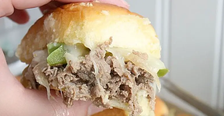 philly cheese steak slider