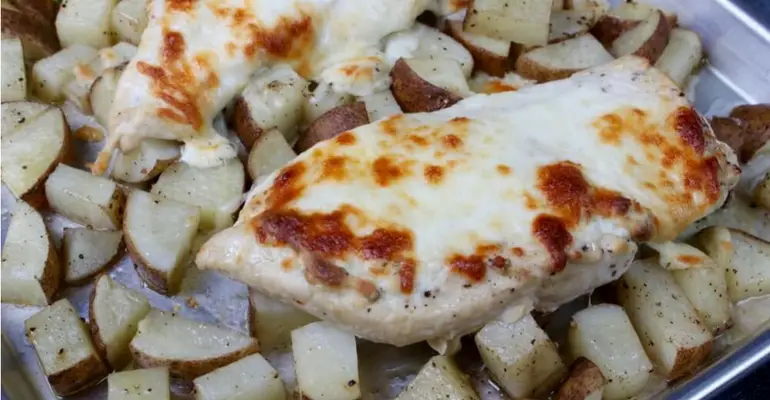 sheet pan chicken dinner