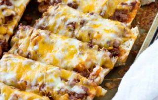 sloppy joe french bread pizza