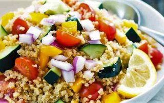 summer veggie quinoa salad