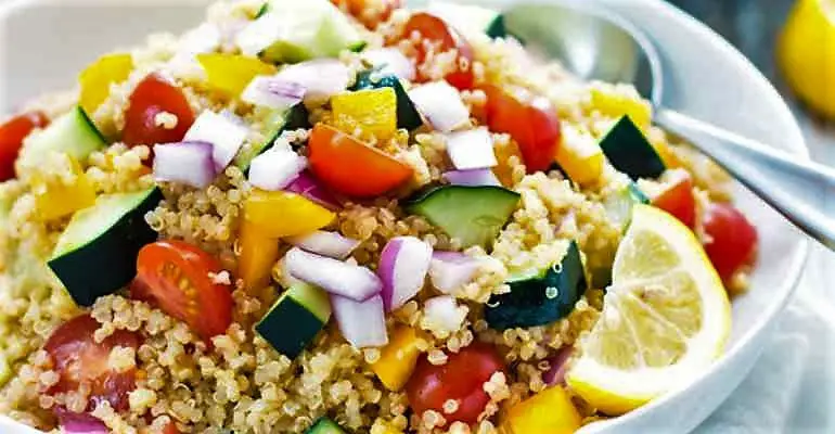 summer veggie quinoa salad