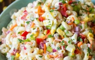 summer mac salad