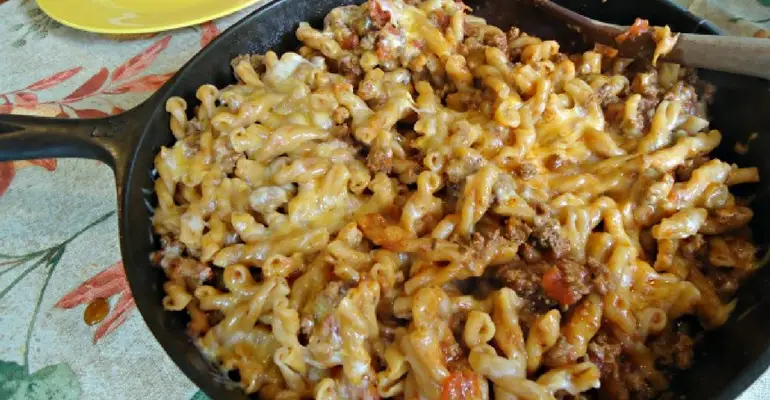 taco pasta skillet