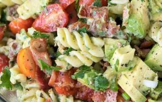 avocado pasta salad