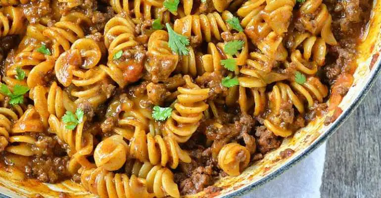 cheesy taco pasta