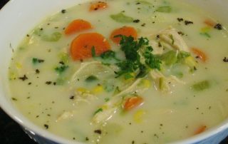 creamy chicken and vegetable soup