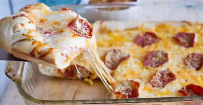 deep dish pizza casserole