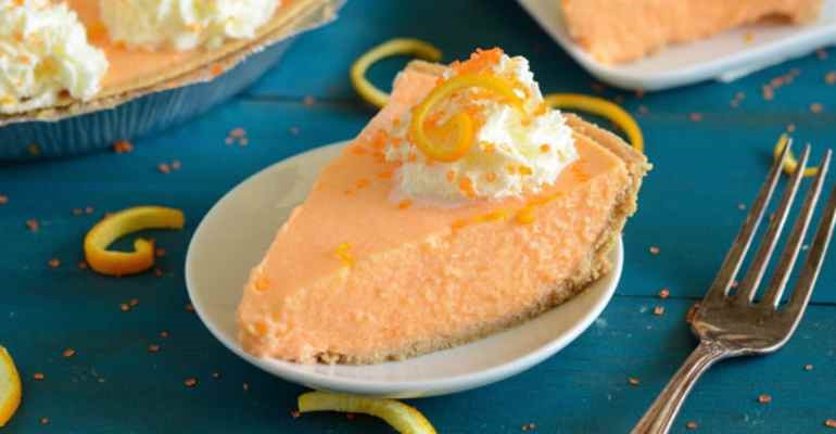 no bake creamsicle pie