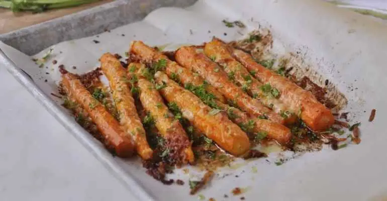 parmesan roasted carrots