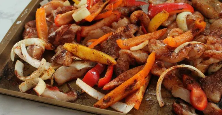 sheet pan fajitas