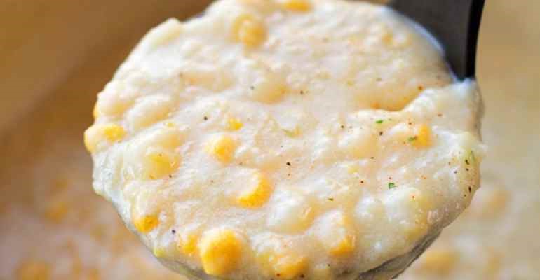 slow cooker potato corn chowder