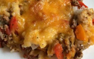 stuffed pepper explosion casserole