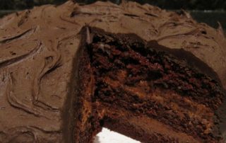 triple chocolate cake