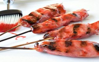 asian grilled chicken skewers