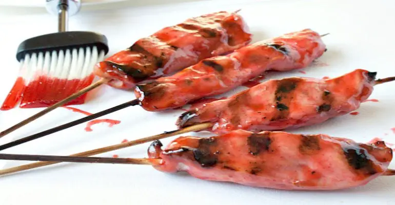 asian grilled chicken skewers