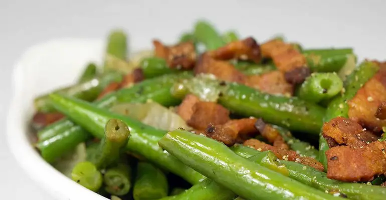 bacon pepper green beans