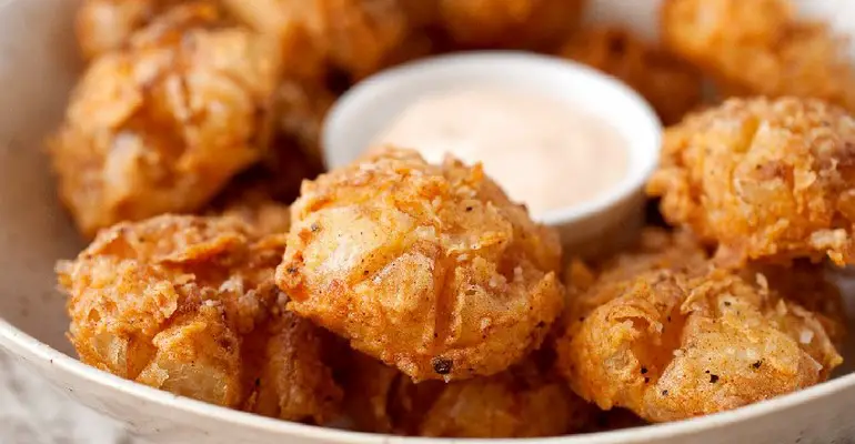 bite sized blooming onions