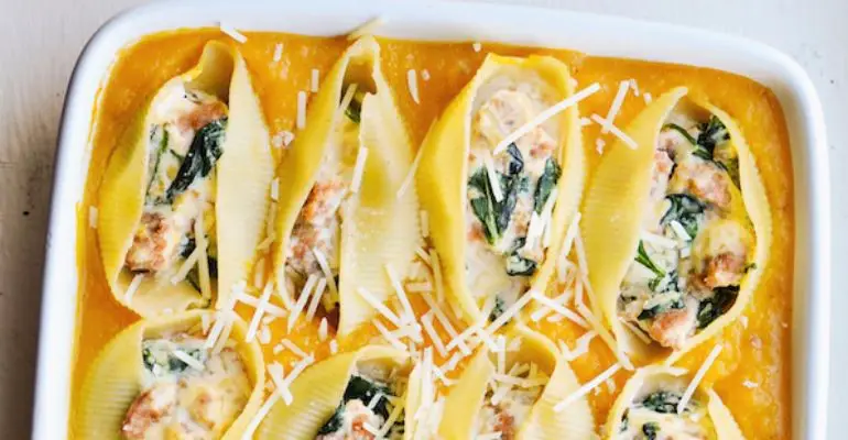 butternut squash stuffed shells