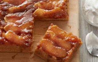 caramel apple upside down cake