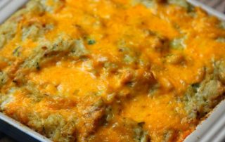 cheesy creamy chicken rice casserole