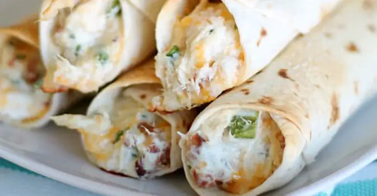 chicken bacon ranch taquitos