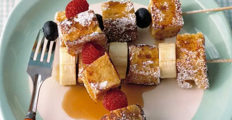 french toast kabobs