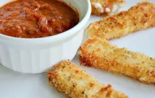 fried mozzarella sticks