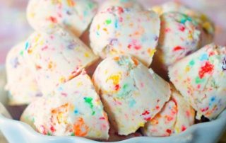 fruity pebbles cheesecake bites