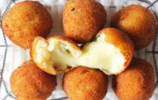 mashed potato cheese bites