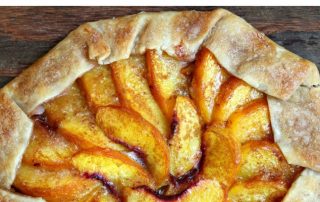 peach galette