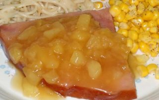 pineapple glazed ham steak