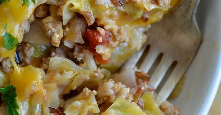 stuffed cabbage casserole