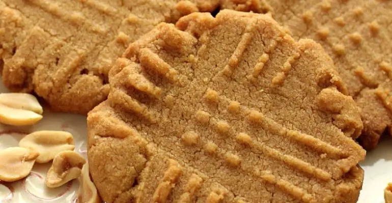 three ingredient pb cookies