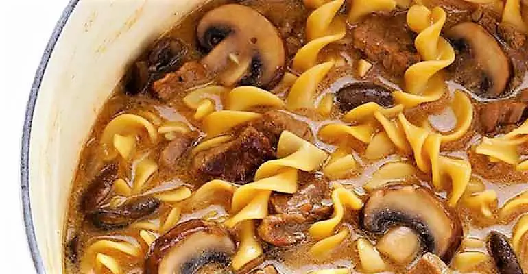 beef stroganoff soup