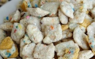 birthday cake puppy chow