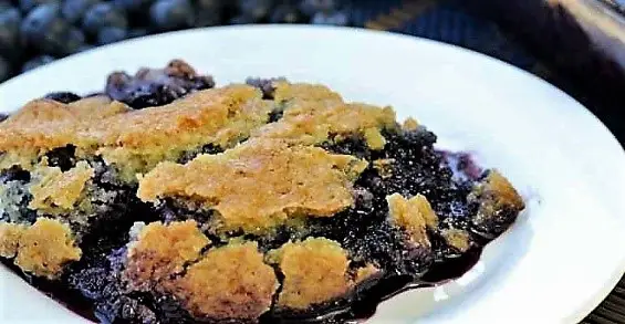 blueberry cobbler