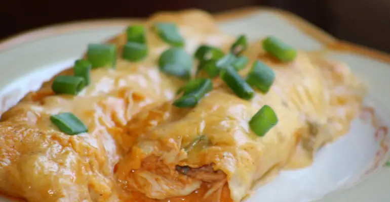 buffalo chicken enchiladas