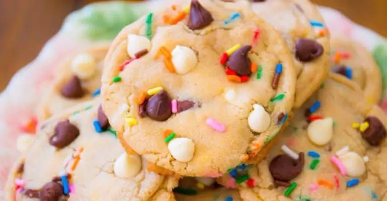 cake batter cookies