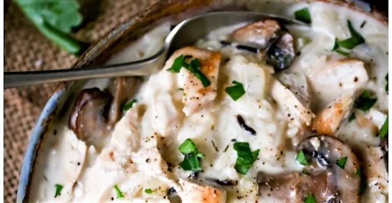 chicken wild rice mushroom soup