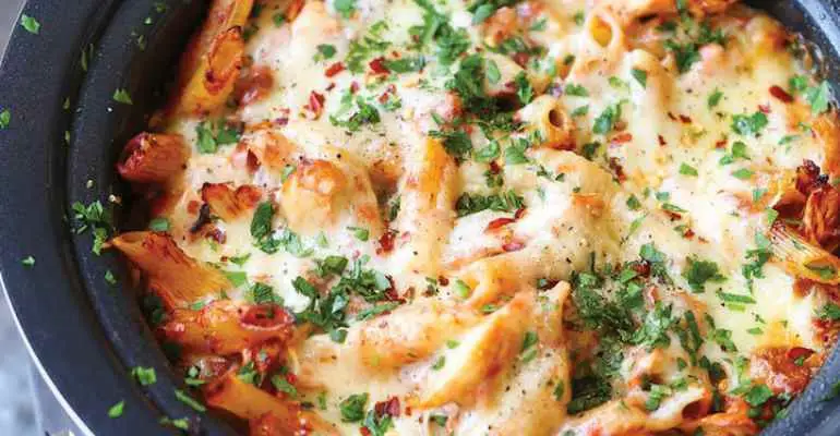 crock pot chicken parmesan pasta