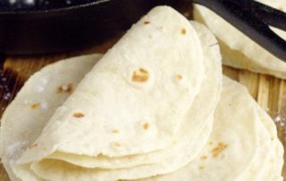 homemade flour tortillas